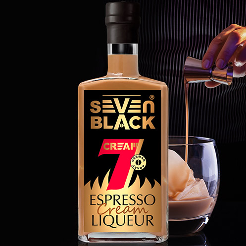 Seven Black® Espresso Sahnelikör